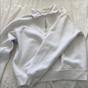 White Oversized sweater from brandy Melville!!